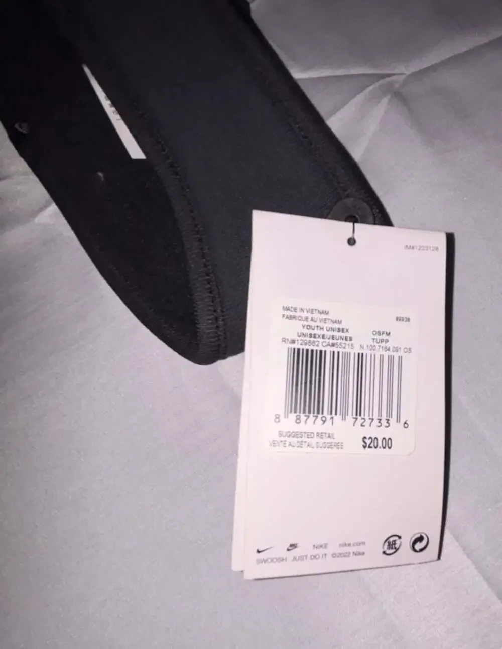 Nike Club Fleece Youth Headband Black